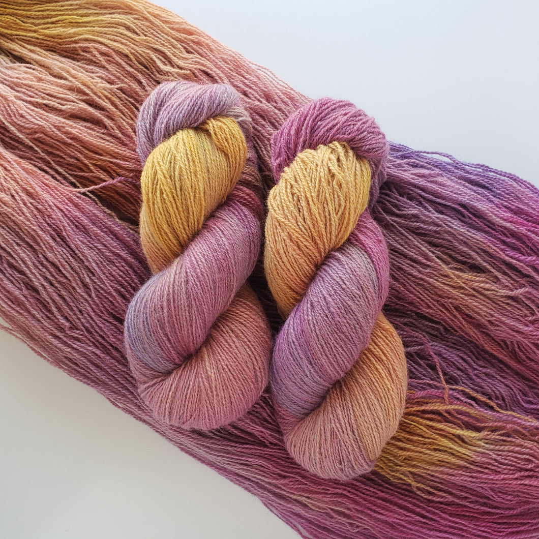 Shetland Silk Fingering 'Purple Sunset'
